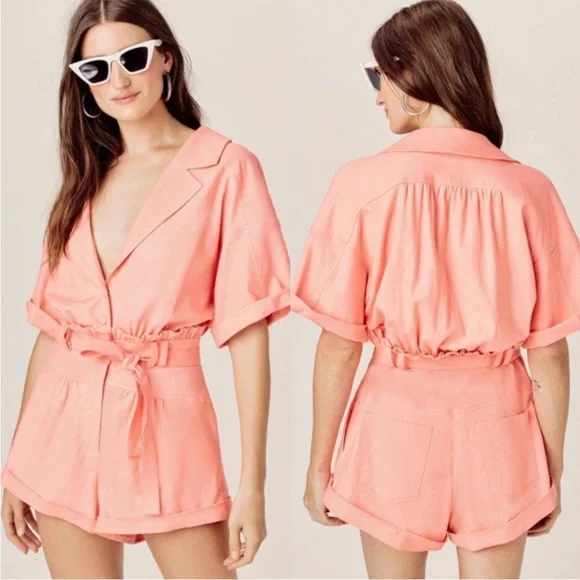 For Love & Lemons Millie Romper - Picture 3 of 8
